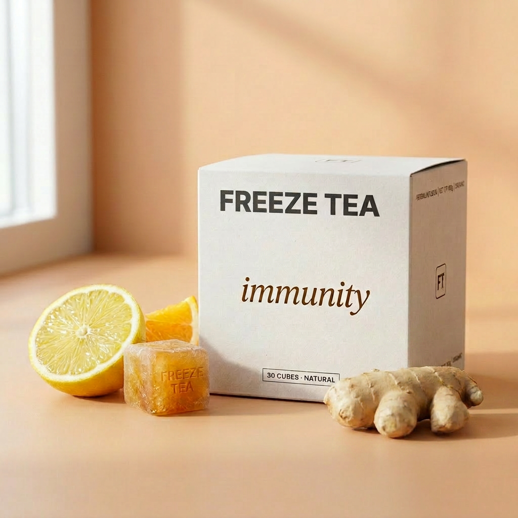Voorbeeld van een gemixte Freeze Tea box